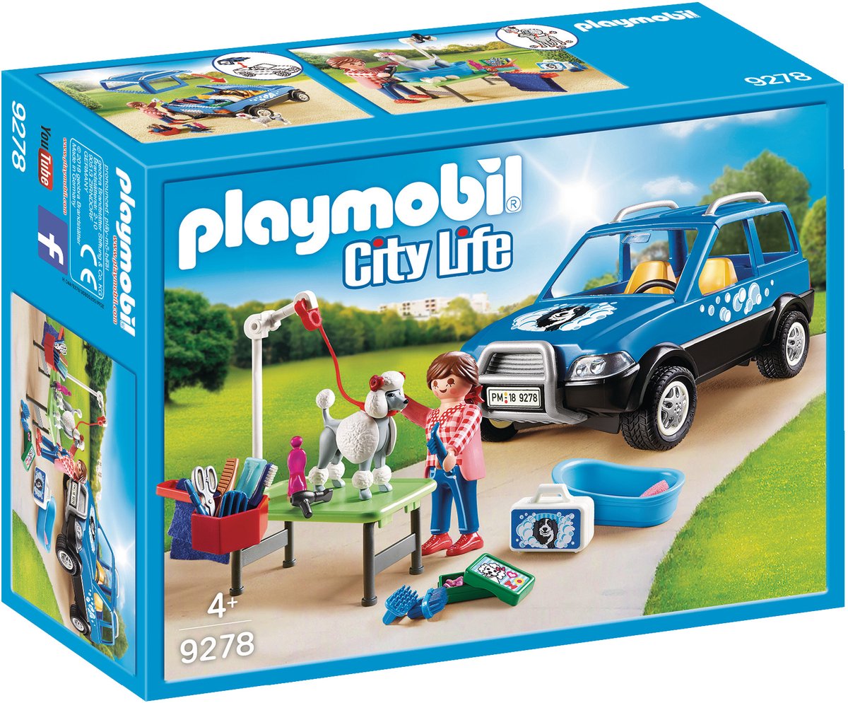 PLAYMOBIL City Life Mobiele hondensalon - 9278
