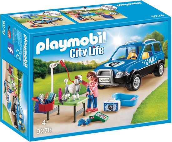PLAYMOBIL Mobiel hondensalon - 9278