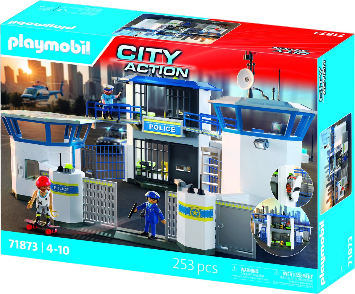 PLAYMOBIL Action Heroes - Politiecommandocentrum - Politiestuk speelgoed - Met speelfiguren & accessoires - 71873 — afbeelding 6