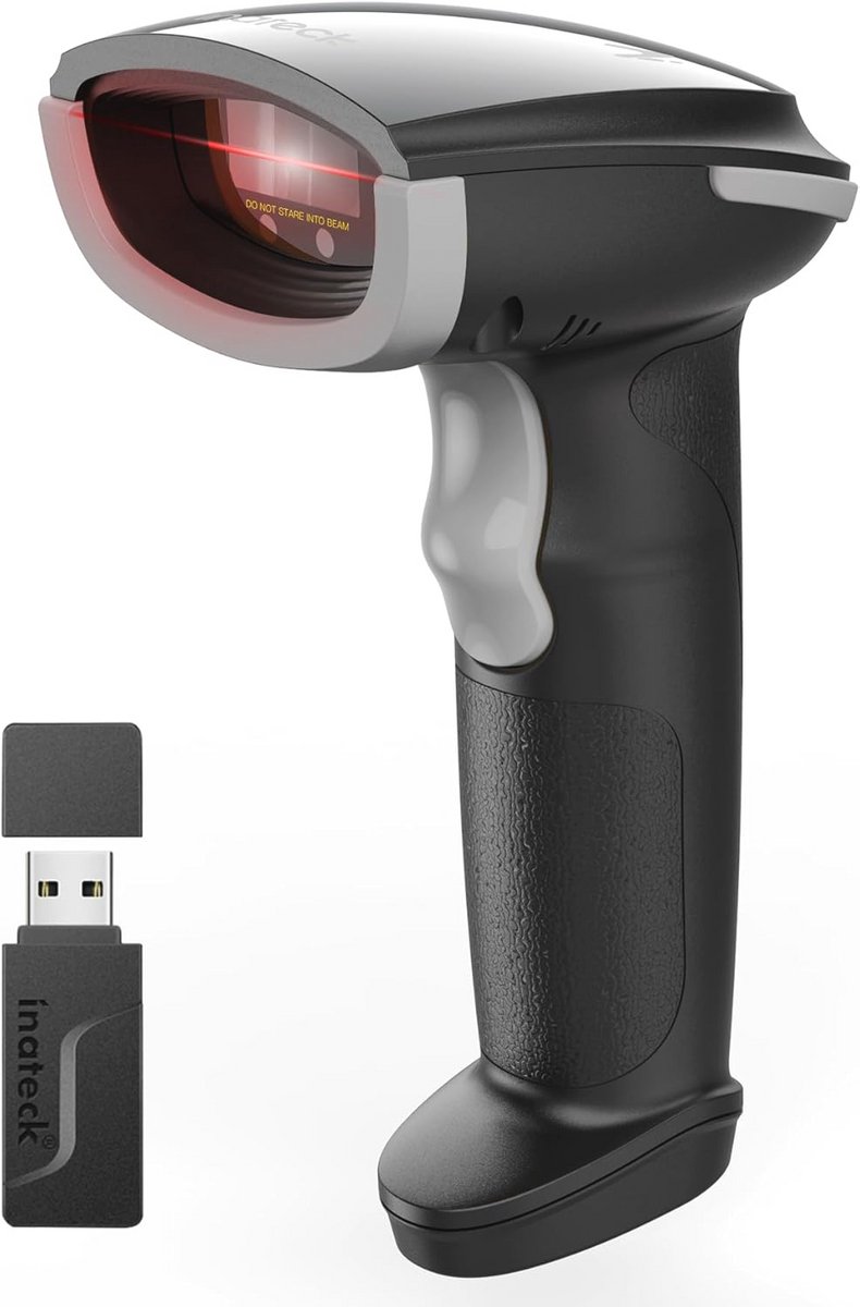 Draadloze 1D Barcodescanner met App en SDK - 2000 mAh Draagbare Scanner