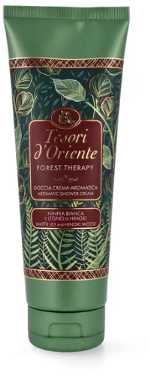 Douchegel - Tesori d'Oriente Forest Therapy - 250 ml | Crème Douchegel met Waterlelie & Hinoki Wood - Verzorgende Douchegel