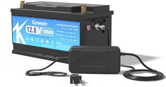 12V 100Ah LiFePO4 Accu voor Campers, RV, Zonne-energie en Marine Toepassingen - Diepe Cycles met BMS