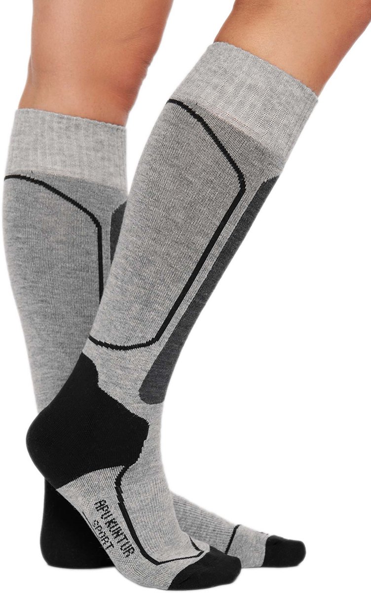Apu Kuntur ski-sport sok Grijs
