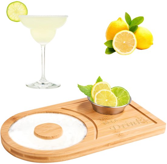 Margarita Salt Rimmer Bar Quality Trimmer, Bar 3-Stage Sugar Salt Edge Lime Glass for Cocktail Bartenders Tool Party Home Black 3-Stage Rotating Tray