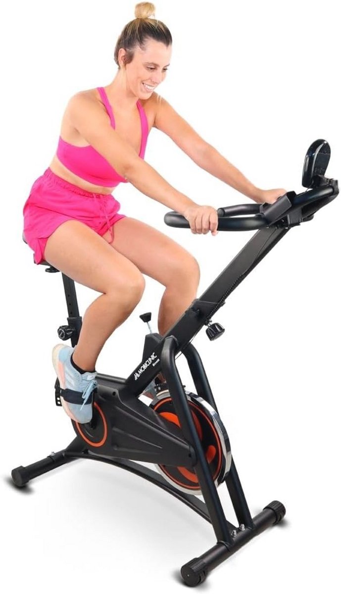 Fitness Spinning Bike met 10kg Flywheel en Hartslagmonitor - Perfect voor Thuistraining