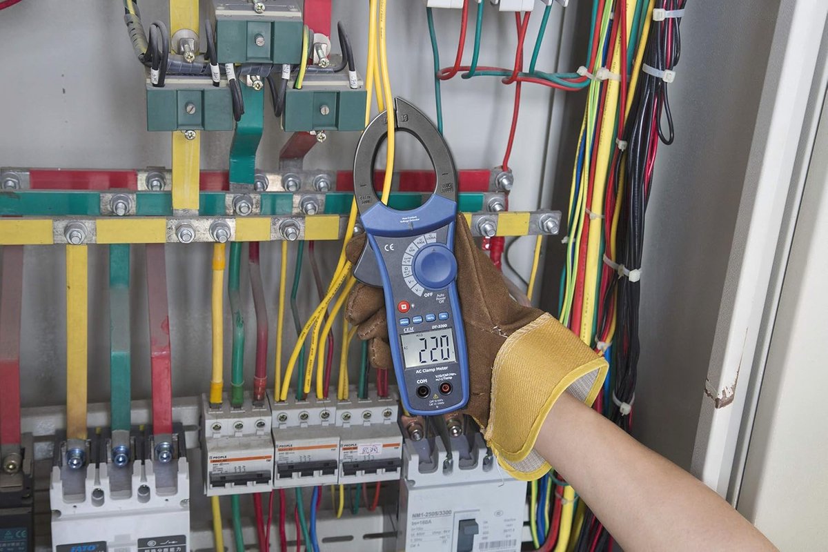 Multimeter en stroomtang tot 1000 A AC - Contactloze spanningsmeter met doorgangstest