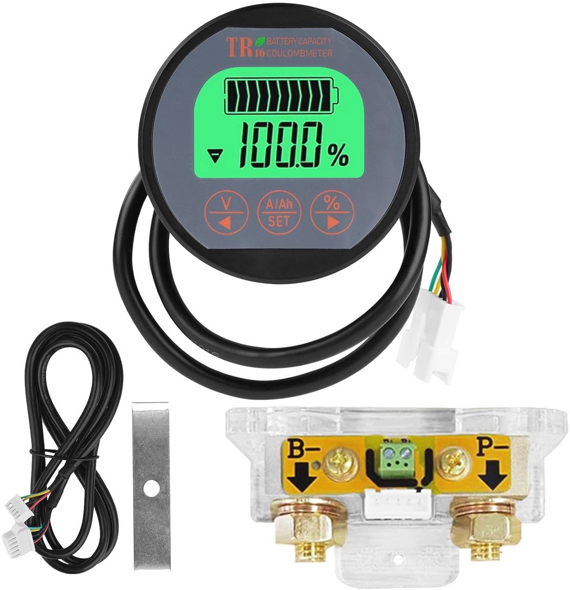 Accustroom-voltmetertester 8-80V 350A LCD Monitor
