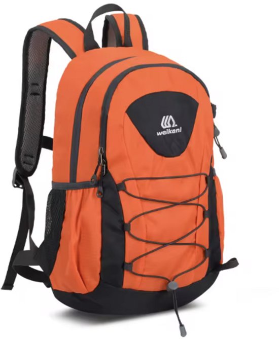 Weikani 15L rugzak rugtas backpack wandelen outdoor hiking dagrugzak oranje