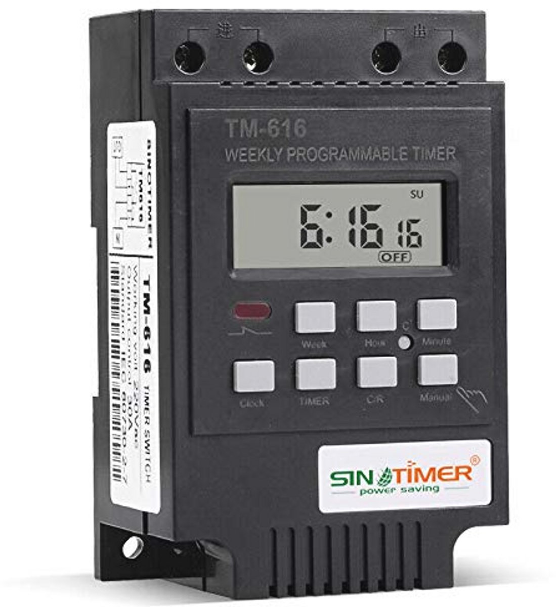 Programmeerbare Digitale Timer met LCD Display - 24/7 Timer voor Verlichting