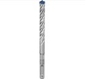 Bosch EXPERT SDS plus-7X hamerboor met een blauwe punt en een gedraaid boorlichaam.