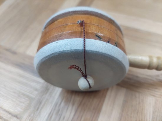 Janod J07614 - Batterij van hout Confetti - Muziekinstrument voor kinderen - Imitatie en Muzikaal Ontwaken Speelgoed - 4 Percussies - Waterverf - Vanaf 3 jaar