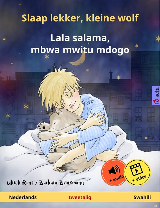 Sefa prentenboeken in twee talen - Slaap lekker, kleine wolf ... - cover