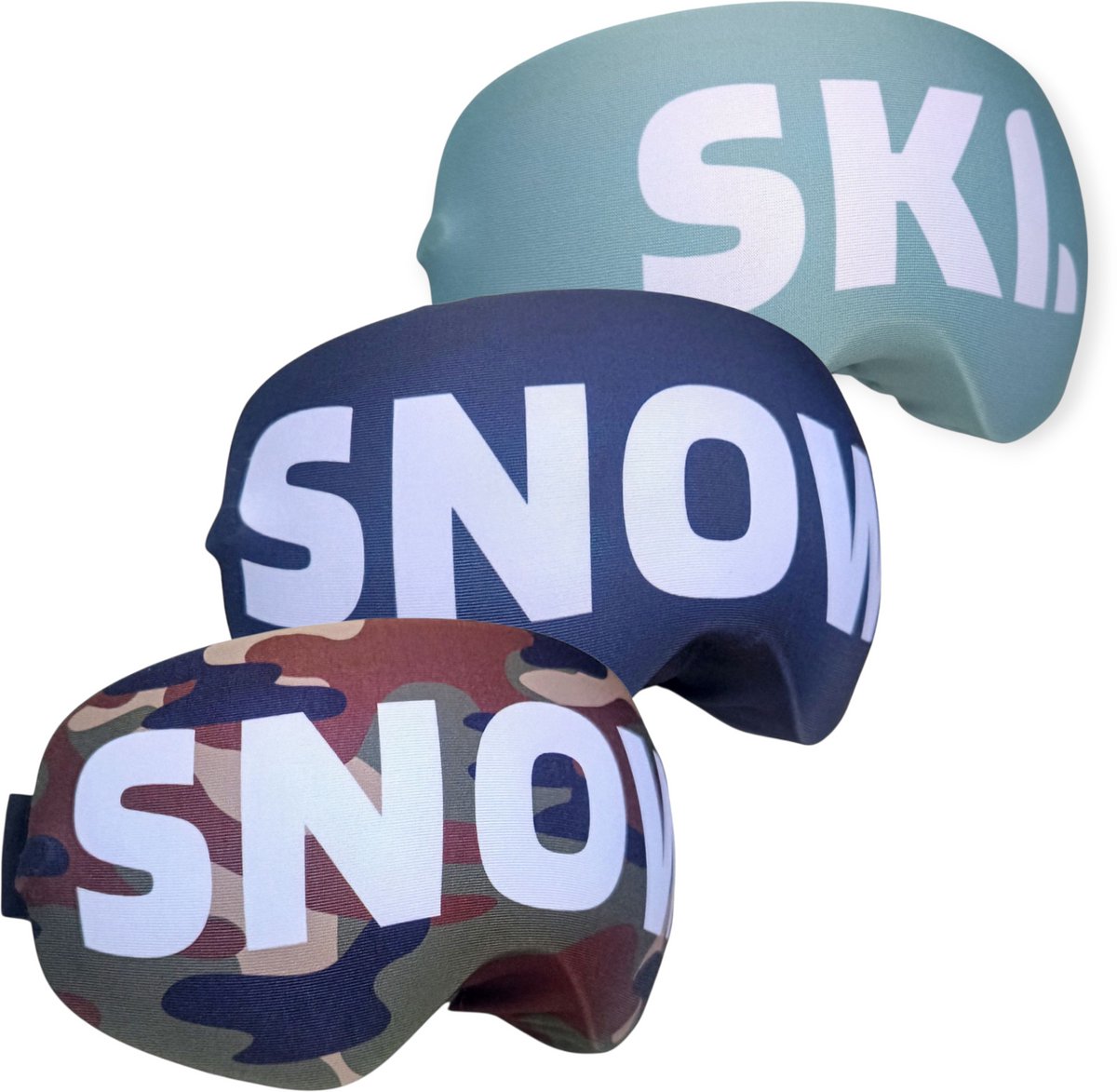 Jobber Sports - Skibril Cover - Set van 3 stuks - Beschermt lenzen - Beschermhoes - Universele pasvorm
