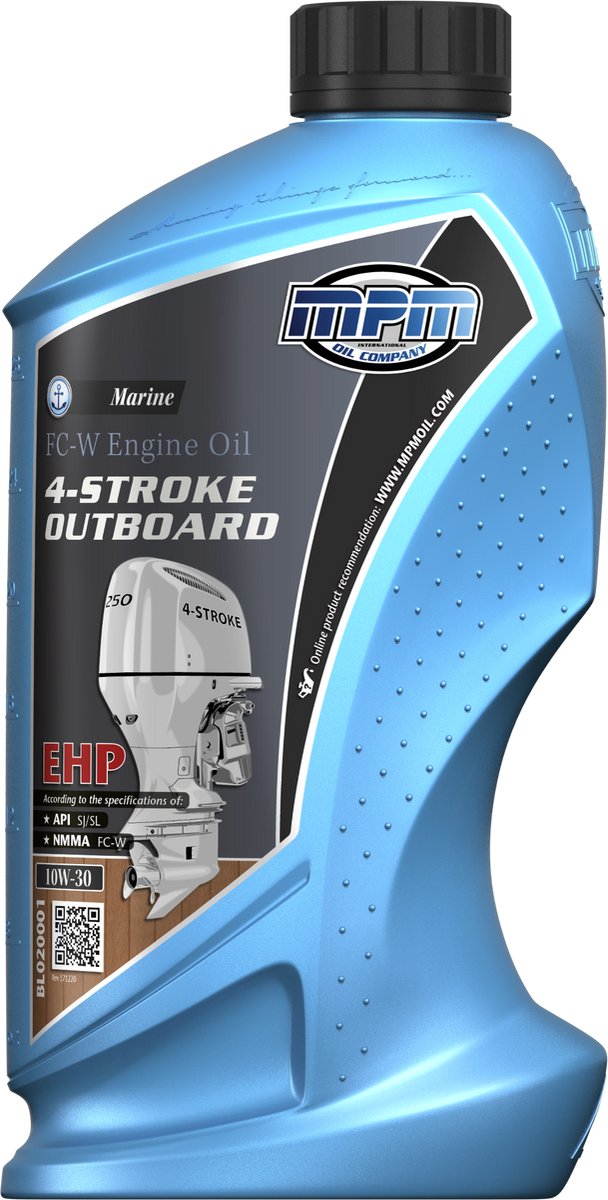 MPM Buitenboordmotor motorolie 10w30 EHP - 1 liter