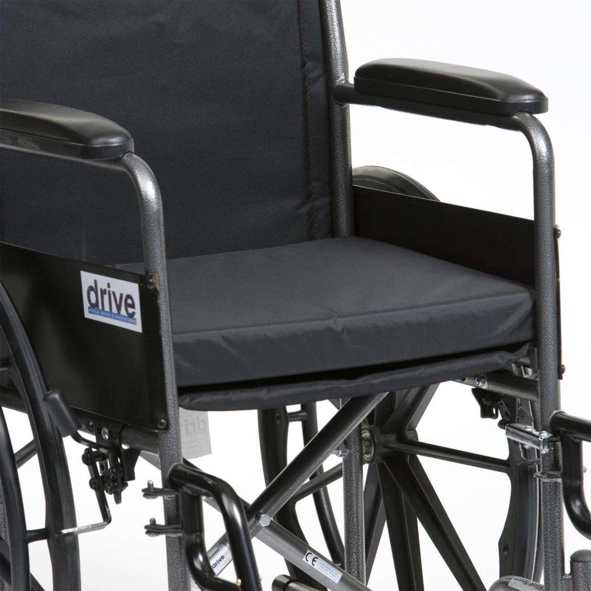 Rolstoelkussen - Zitkussen - 48 x 45 x 5 cm - Rolstoelaccessoire - Anti-slip onderkant - Afneembare Hoes