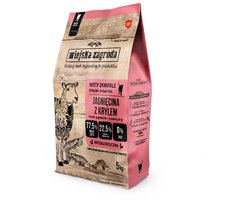 Wiejska Zagroda Lam & Krill - Droogvoer voor Katten - Graanvrij - Rijk aan Eiwitten - Met Zalmolie - Voor Gesteriliseerde Katten