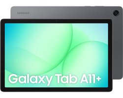 Samsung Galaxy Tab A11 Plus - Wi-Fi - 256GB - Gray + 1 jaar extra garantie