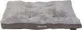 Scruffs Cosy - Comfortabel hondenkussen - Met imitatie suède buitenvoering en superzachte binnenvoering - Grijs - 82 x 58 cm