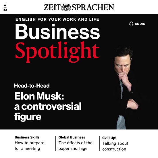 Business-Englisch lernen Audio - Elon Musk, eine umstrittene ... - cover