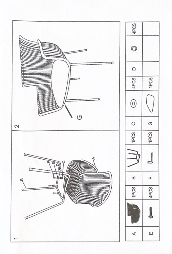 KICK® OTIS Tuinstoelen – Set van 6 – Met Armleuningen – Met Zitkussen – Kunststof – Beige