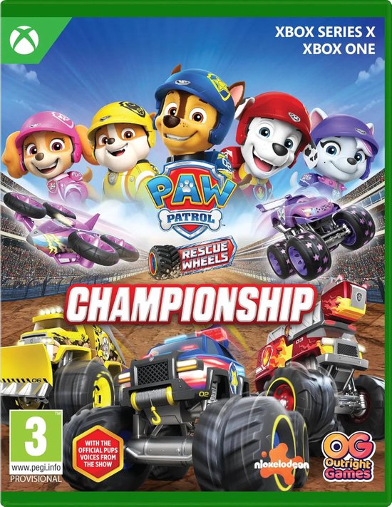 PAW Patrol Rescue Wheels Championship-Standaard (Xbox Series X) Nieuw