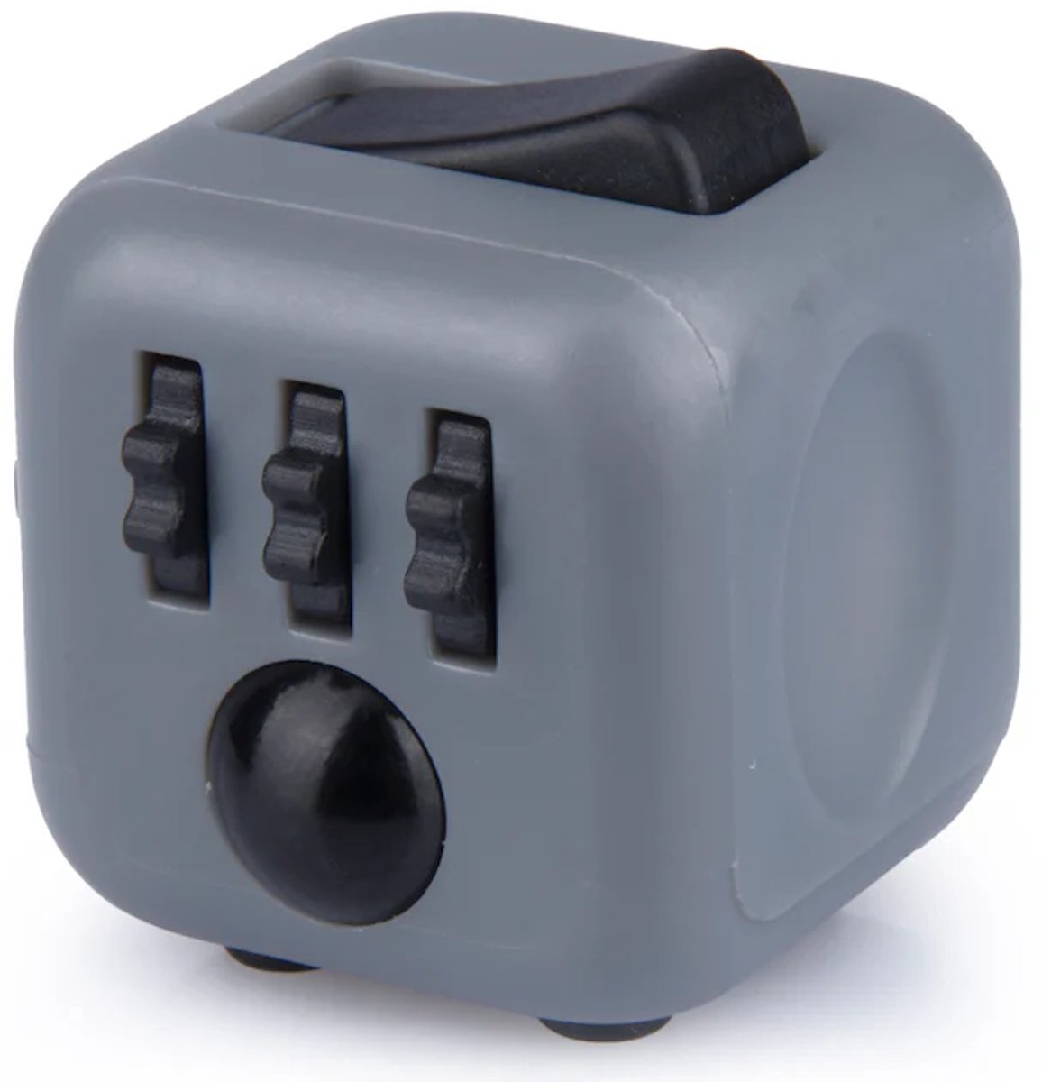 Infinity Magic Cube - Friemelkubus - Infinity Cube - Fidget gadget - simple dimple - Anti stress Fidget Spinner - Stress verlichtend - Fidget Toys - Grijs