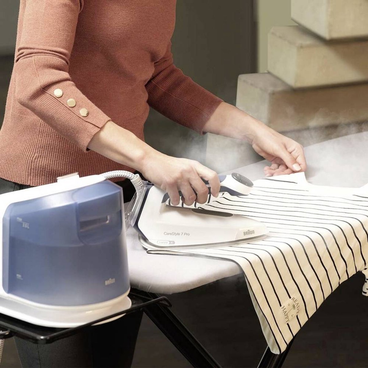 Braun CareStyle 7 Pro IS7282BL - Stoomgenerator - Automatische Instellingen - Halveert Strijktijd - Blauw — afbeelding 6