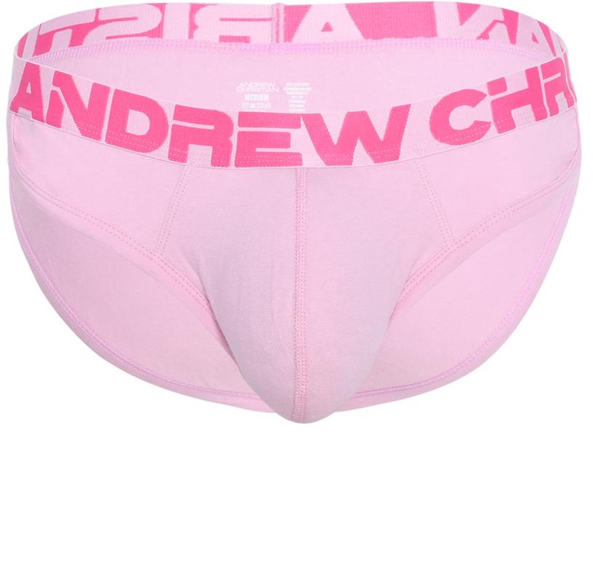 Andrew Christian Retro Brief w/ SHOW-IT® Pink - MAAT XL - Heren Ondergoed - Slip voor Man - Mannen Brief