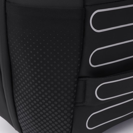 Hedgren Handle M P Sac à dos 15,6 pouces avec 2 compartiments et protection RFID – Taille moyenne – Noir