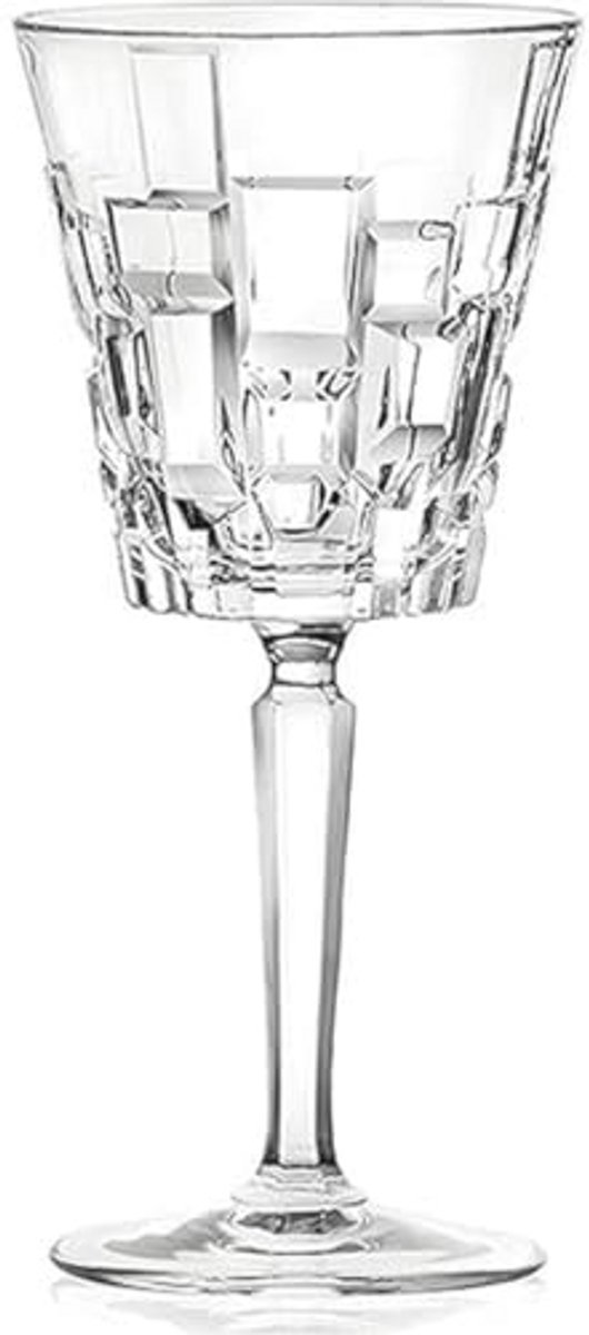 Elegante Wijn Glazen Set van 6 - 280 ml Kristal voor Speciale Gelegenheden