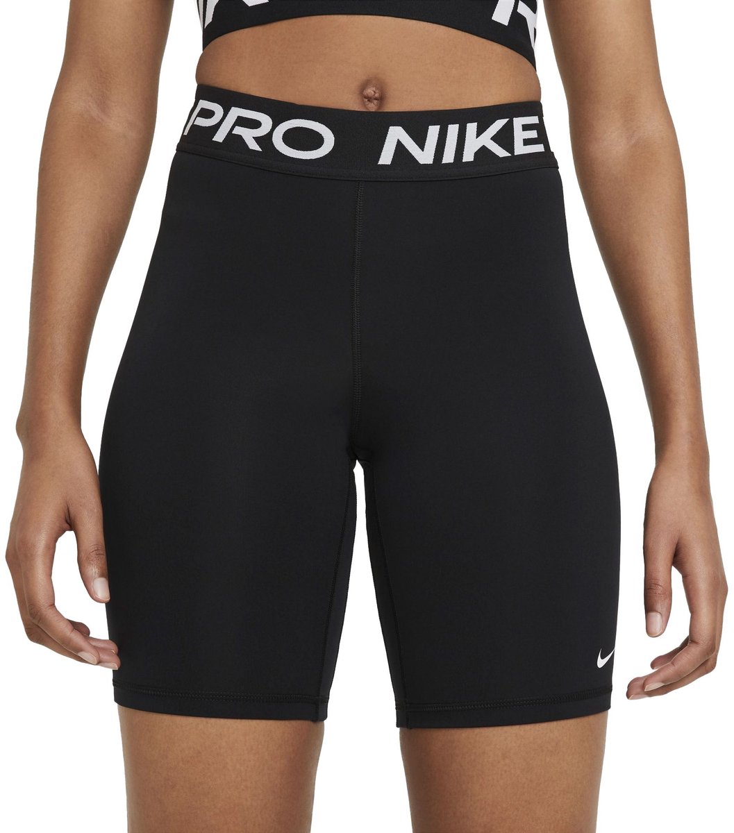 Nike Pro 365 8IN Sportbroek Dames Zwart