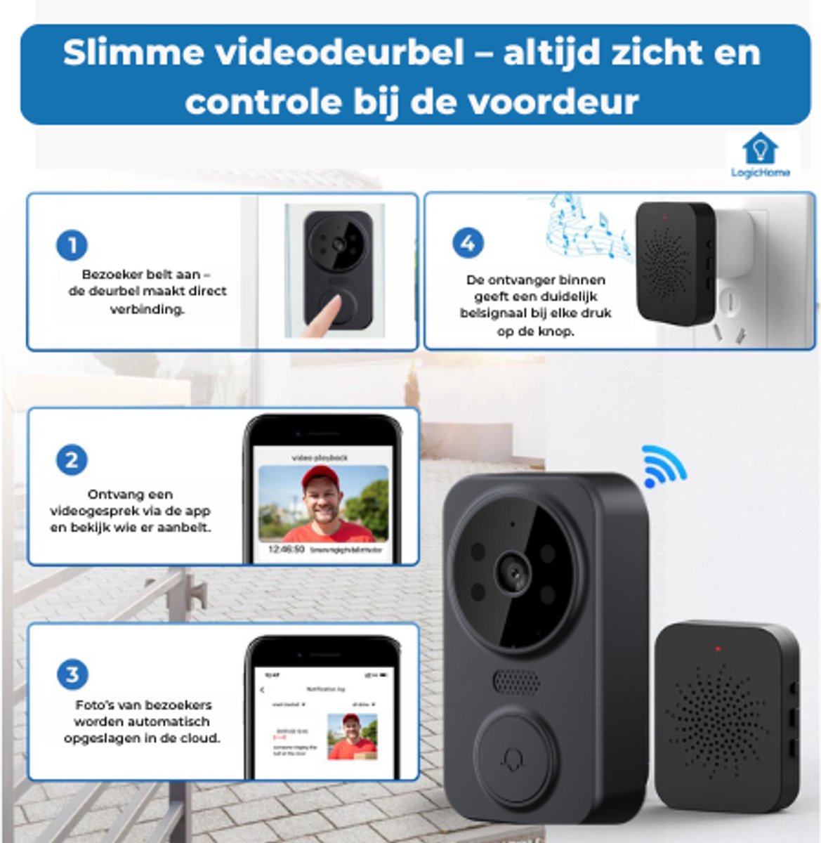 Deurbel camera - afbeelding 2