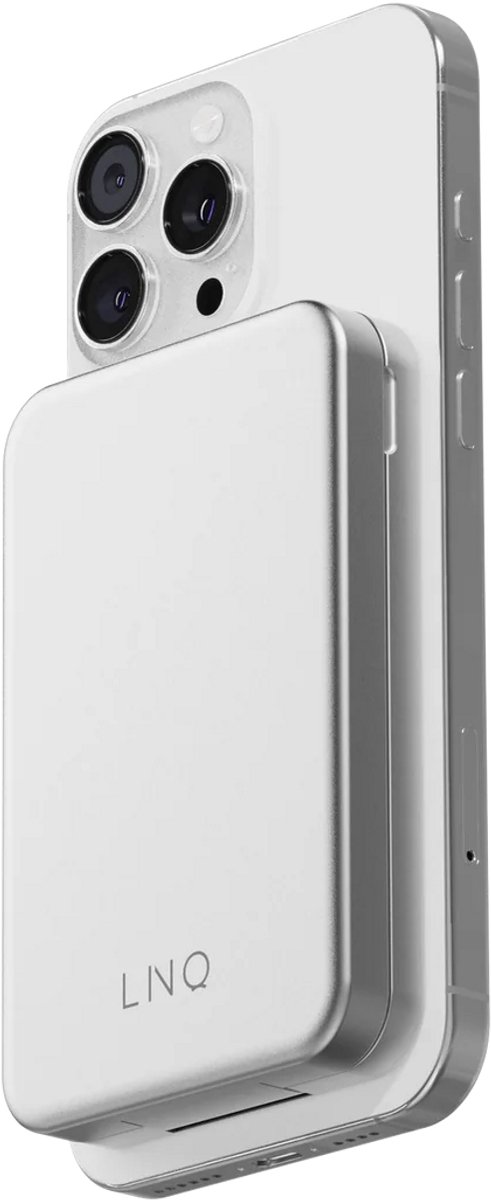 LINQ Connects Magnetische Draadloze Powerbank & Stand 8000 mAh - Geschikt voor Magsafe Smartphone/tablet/ipad - Noodpakket
