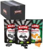 Klene combidoos suikervrij: honingbijtjes, zoute ovaaltjes en eucalyptus ademin.