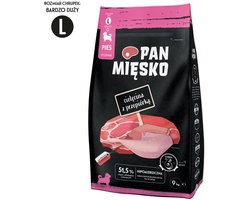 Pan Mięsko - Natte hondenvoeding - Kalf & kwartel - Voor puppy’s - Hoog vleesgehalte - Graanvrij