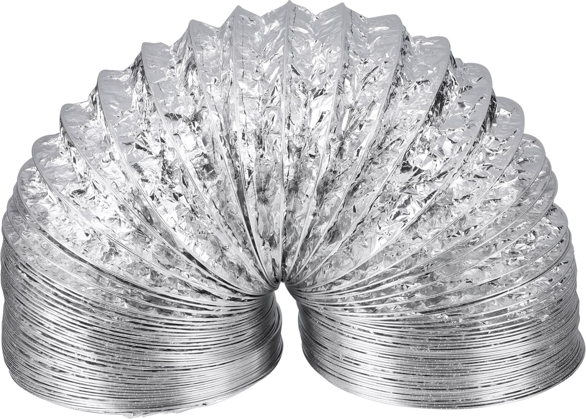 Starx afvoerslang - flexibel - 152 mm - 3 m - aluminium