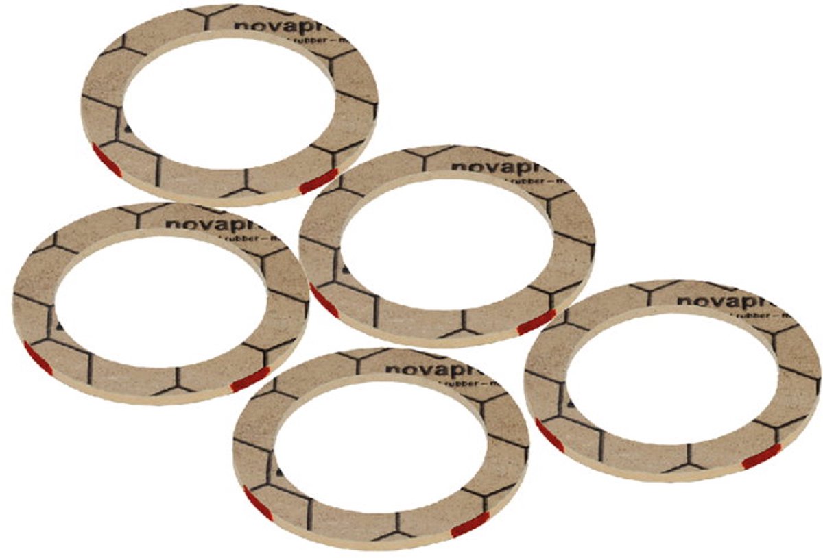 De Beer Novapress 850 ring, voor gasmeter, 31 (1") x 37,5 x 3 mm, verpakking a 5 stuks