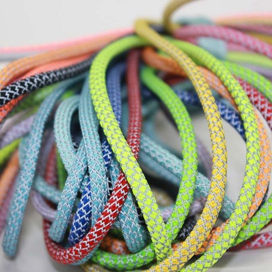 BupiMufi Ronde metallic Schoenveters,5mm glinsterende ronde veters bling voor laarzen sportschoenen, 120cm, Goud