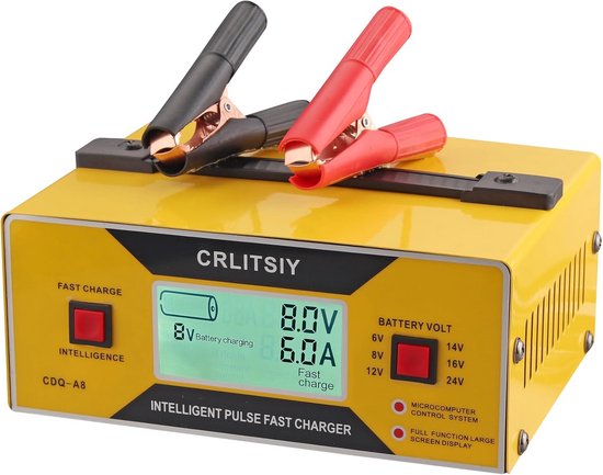 Accu druppel lader druppellader auto acculader 12V LCD display *blauw* | Accu laders Accu druppel lader druppellader auto acculader 12V LCD display *blauw* | Accu laders