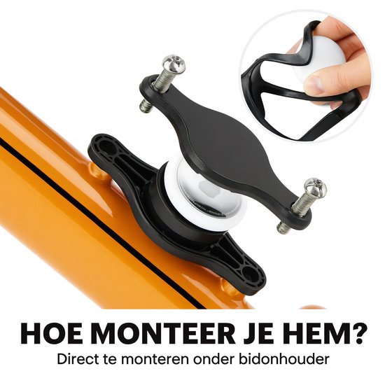 Bidonhouder verborgen airtag fietshouder geschikt voor apple tag van Merkloos — afbeelding 4