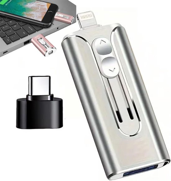 256GB USB Flash Drive for iPhone Photo Stick Thumb Drive, 2-in-1 USB C + USB A, External Storage Jump Drive for Picture Video Data Backup, High Speed Memory Stick USB Drive for 256GB USB Flash Drive for iPhone Photo Stick Thumb Drive, 2-in-1 USB C + USB A, External Storage Jump Drive for Picture Video Data Backup, High Speed Memory Stick USB Drive for