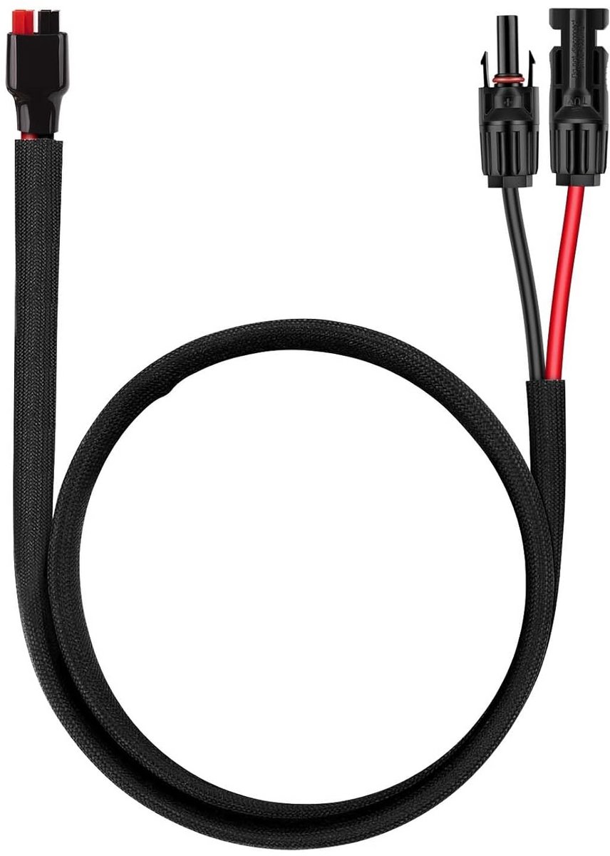 Universele Zonnepaneel Kabelkit - 10AWG Met Connectoren voor Draagbare Power Stations