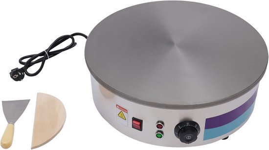 Petra 2 in 1 Crepe Maker - Pancake Machine, Make 1 Large Crepe or 7