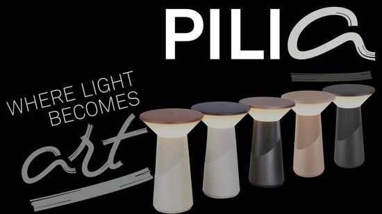 B.K.Licht Pilia - Tafellamp oplaadbaar - snoerloze lamp - dimbaar - met batterij - usb-c - Ø15 x 24cm - antraciet & brons metallic