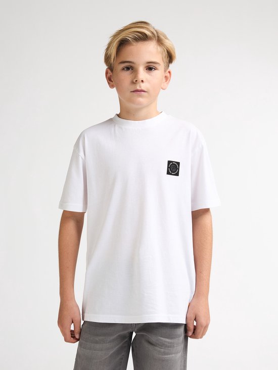 Petrol Industries - Jongens Jersey T-shirt Saguaro - Wit - Maat 140