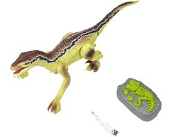 SILVERCLOUD DYNO1 speelgoed dino T-REX dinosaurus met afstandsbediening: loopt, maakt geluid en licht
