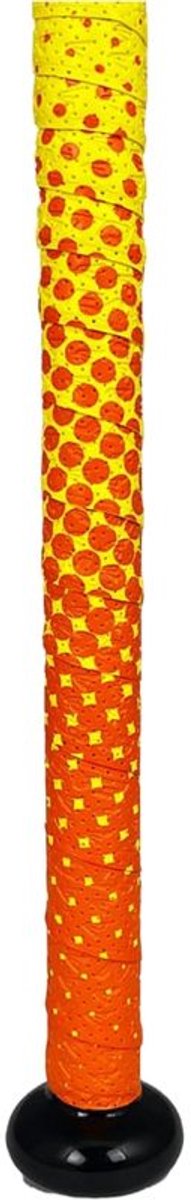 Easton Flow Tack 1.10mm Bat Grip Kleur Orange & Yellow Pix Bat Grip Tape voor Sport Honkbal/Softball
