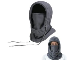 Winter Ski Gezichtsmasker - 3-in-1 Muts - met Nek- en Gezichtsbescherming - Winddicht Gezichtsmasker - Outdoor Fietshelm - Outdoor Skiën en Wandelen 20x20cm