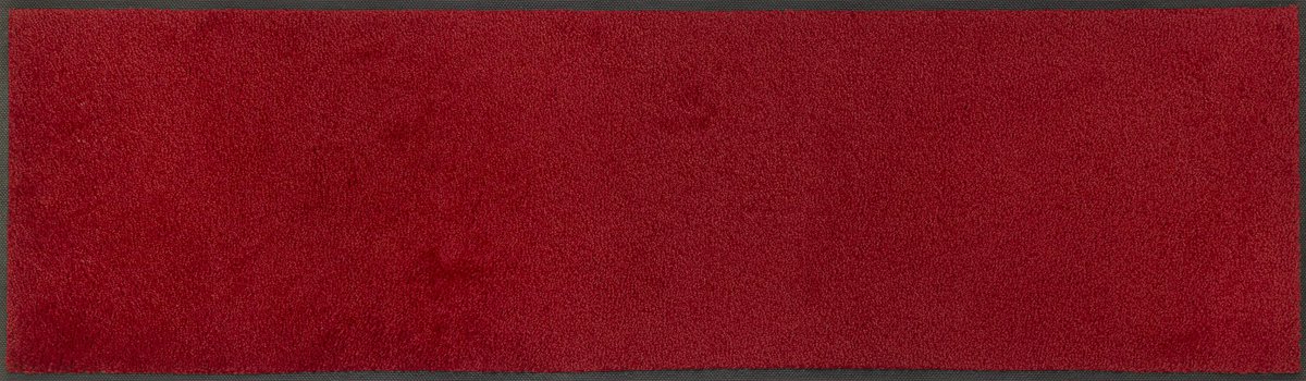 Unyqoos Wasbare rode deurmat voor binnen en buiten gebruik van 35 x 120 cm Rood