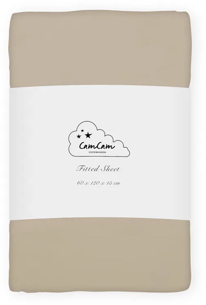 Cam Cam hoeslaken ledikant 60x120 - hazel